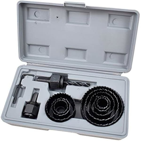 Ferrestock FSKCOR001 Paket med 11 metallkronor för trä, gips, PVC