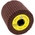 Miniatyrbild 2 av 2: KLINGSPOR - Kombination av lamellhjul med struktur / korundduk NCW 600 D. 100 x 100 x 19 mm Gr 150 - 258907