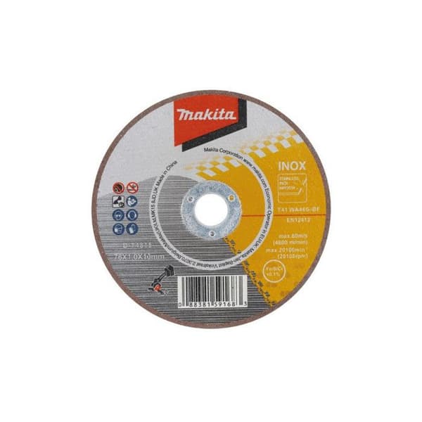 Pack med 5 skivor för kapning i INOX Ø76mm - MAKITA D-74815-5