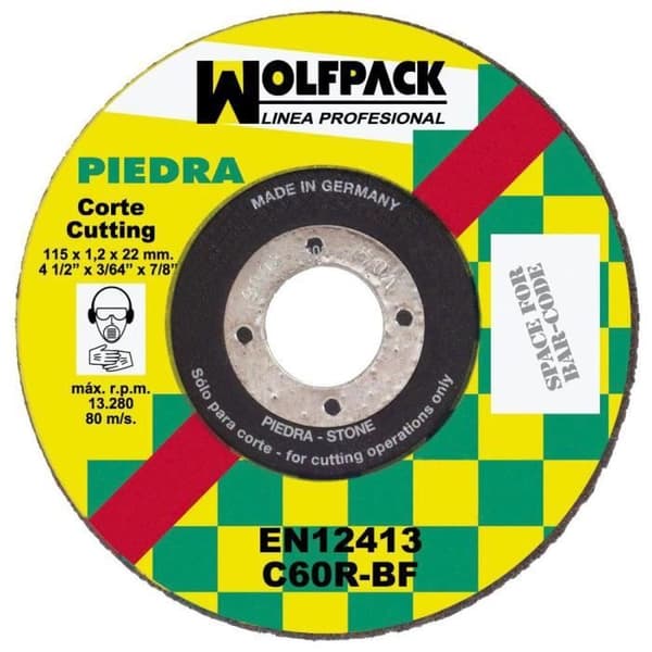 Wolfpack fin stenskiva 115x1,2 mm.