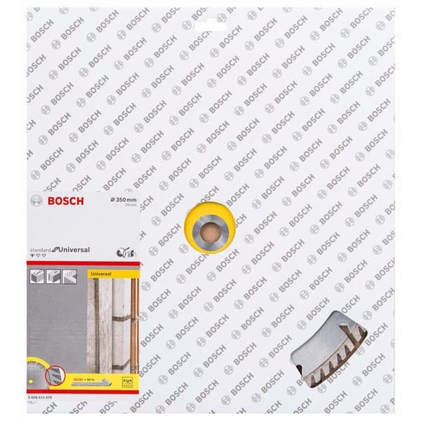 Diamantskiva för kapning - Bosch - Standard för Universal - Diameter 350 mm - 1 styck - 350 x 20 x 3,3 mm