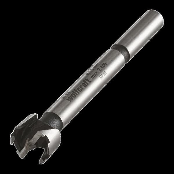 Infälld träfräs - WOLFCRAFT - L90 Ø15 mm - Pro - Hög precision - Slitstarkt verktyg