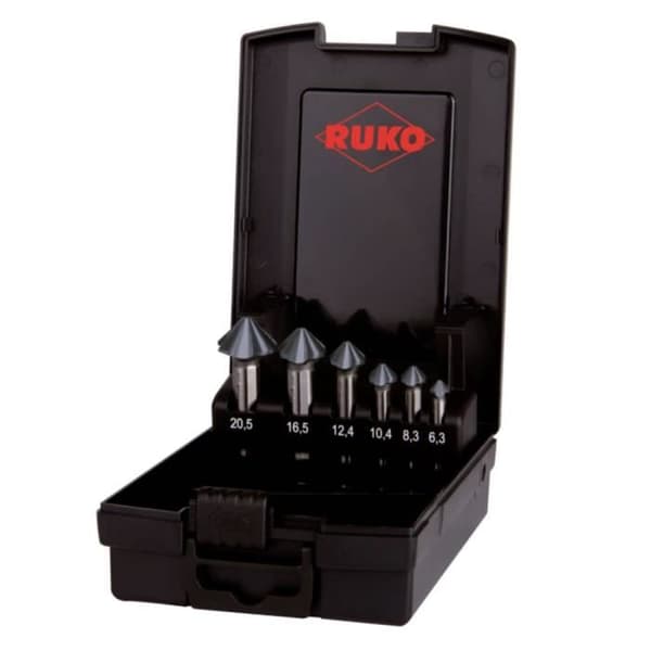 Konisk frässats - RUKO - ULTIMATECUT 4S - 6,30 mm, 8,30 mm, 10,40 mm, 12,40 mm, 16,50 mm, 20,50 mm