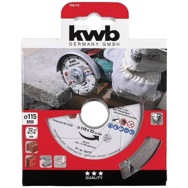 kwb 796170 Diamantkapskiva Ø 115 mm 1 st.