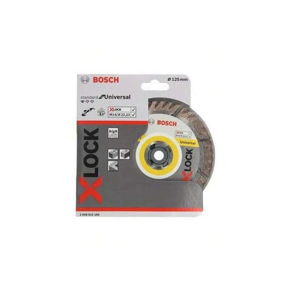 Diamantslipsskiva - BOSCH - 2608615166 - 125 x 2 mm - X-LOCK - Optimerad diamantmatris