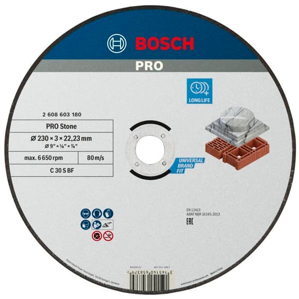 Bosch tillbehör 2608603180 2608603180 Kapskiva 230 mm 22,23 mm 1 st.