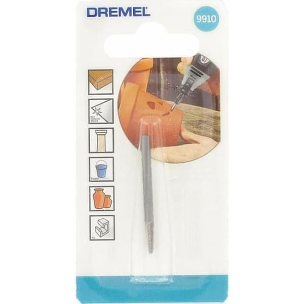 Volframkarbidgrad - DREMEL - 9910 - För skulptering och gravering - Spetsad spets - Diameter 3,2 mm