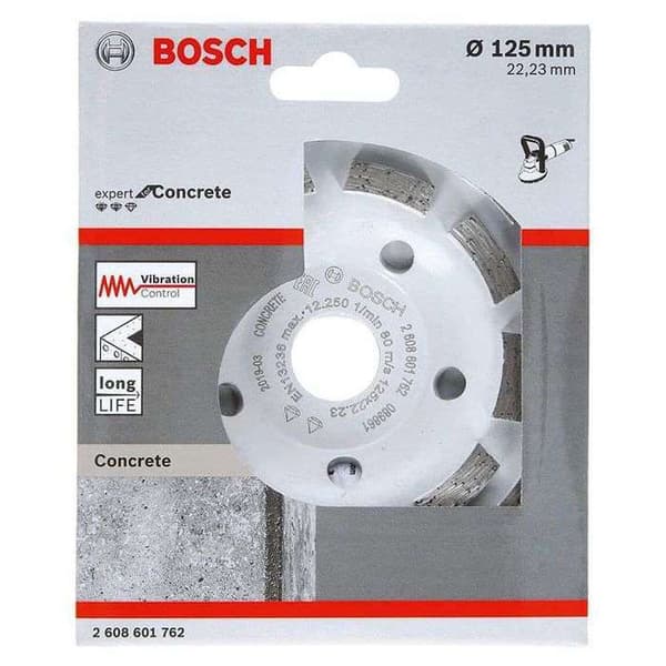 Skiva med diamantbeläggning - Bosch - Expert för betong - 125 mm - Diamant - Lång livslängd