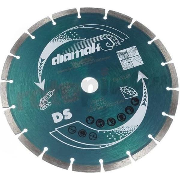 Diamantskiva - MAKITA - D-61145 - 230 mm - Slipmaskin - Skärande ekonomi