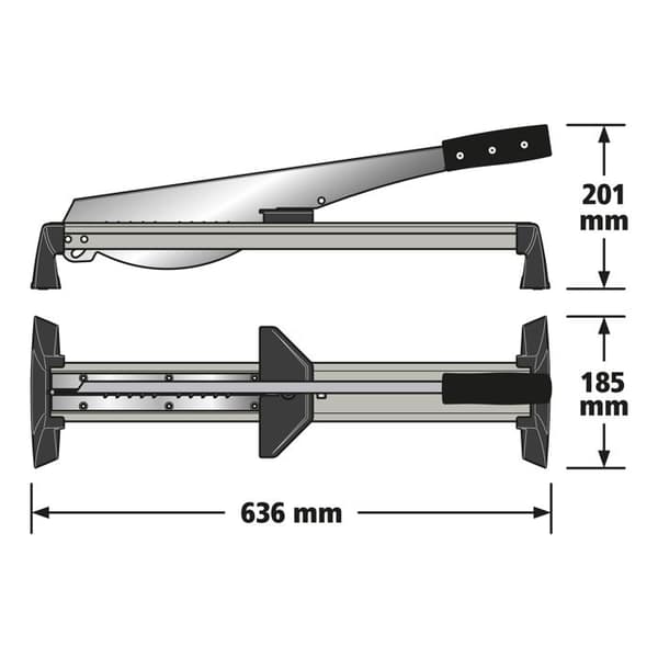 Skärpress för laminatgolv upp till 11 mm tjocka LC 600 - wolfcraft 6937000