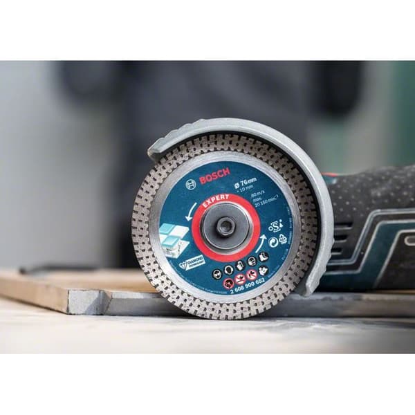 Diamantskärande skiva - BOSCH - Expert HardCeramic - 76x1,5x10mm - Precis skärning - Minskad vibration