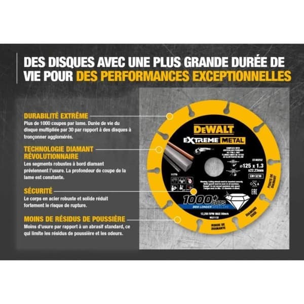 DEWALT DT40257-QZ Extreme metall diamantkapskiva