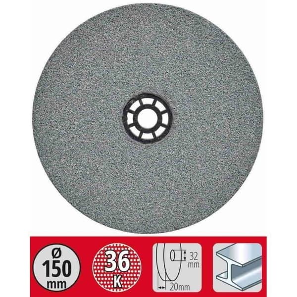 Grovslipskiva 150x12,7x20 mm G36