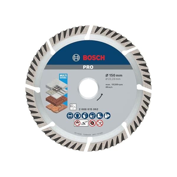 Kapskiva - Bosch - Standard för Universal - Diameter 150 mm - Bredd 2,4 mm - Hål 22,23 mm