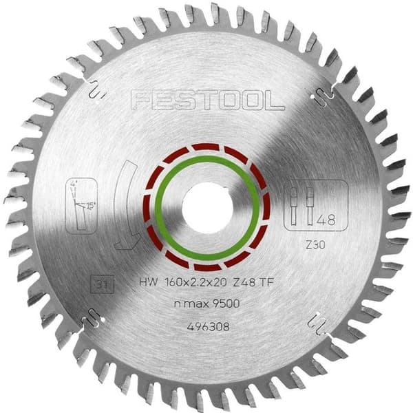 Cirkelsågblad Laminat / HPL HW 160x20x2,2 mm för laminerat trä - 48 tänder - FESTOOL - 496308