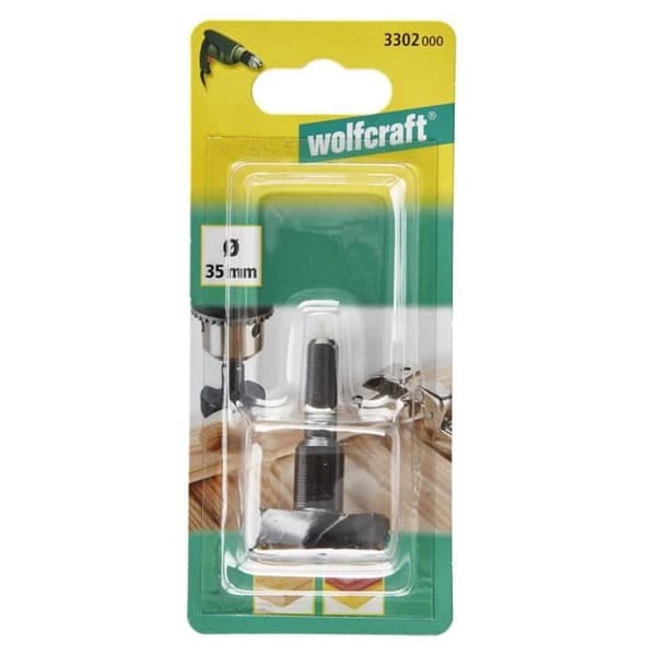 WOLFCRAFT - 1 infälld träborr L53 Ø35 mm