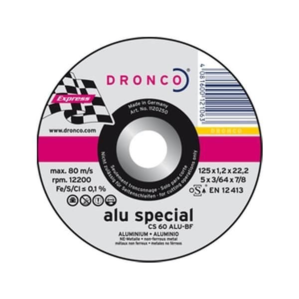 Kapskiva CS 60 Alu 125 x 1,2 mm - DRONCO - 1121150