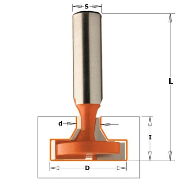 T-PROFILSKÄRARE HM D=30 d=9,5 S=12 950.601.11