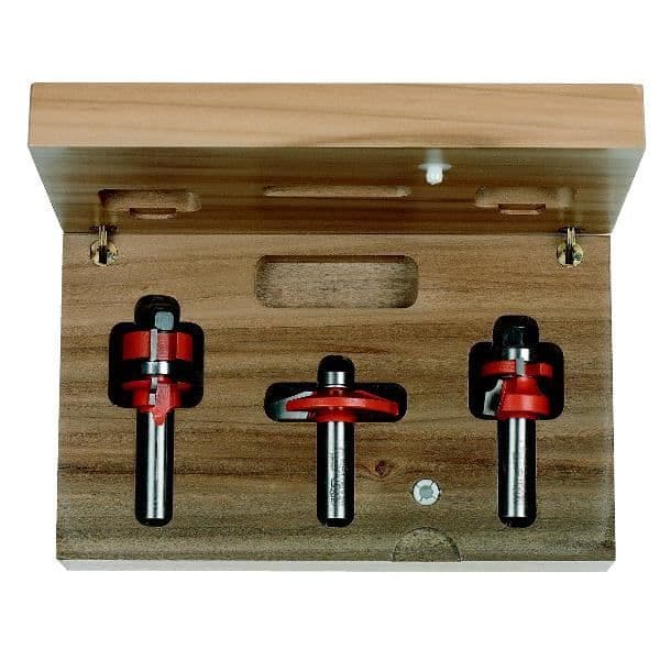 COFFRET MED 3 FRÄSAR FÖR DÖRRAR HW S=8 (LONNIE BIRD) 900.024.11
