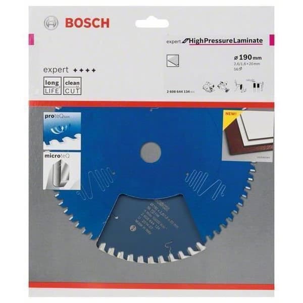 Cirkelsågblad för högtryckslaminat 56 tänder - BOSCH EXPERT - 2608644134