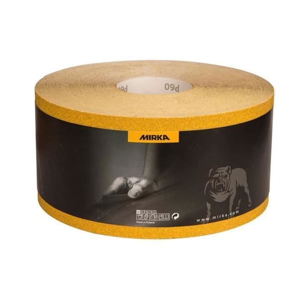 Mirka rulle sandpapper GULD 115mm x 50m, korn 100 - 2351100110