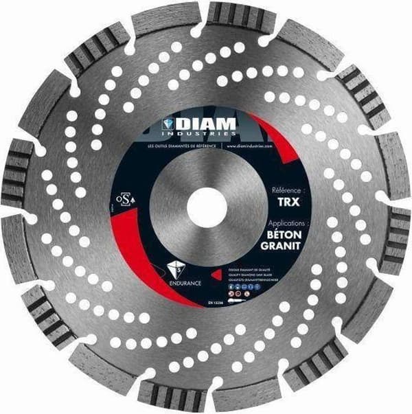 Slipmaskin - skärskiva Diam - DITRX125/22 - Antiskiva 125 x 22/12 TRX laser, professionell
