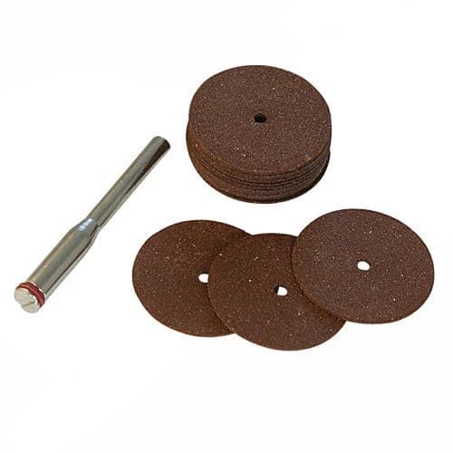 Skärskivor - SILVERLINE - 18 st - Korund och harts - 22 mm - 3,17 mm