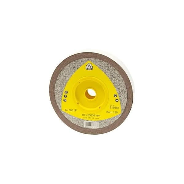 KLINGSPOR - Korundväv rulle KL 385 JF Ht. 50 x L. 50000 mm Gr 80 - 218097