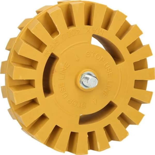 Gummiskivor med lameller - KS TOOLS - Kstools - Neutral gummi - 26,5mm - 100mm