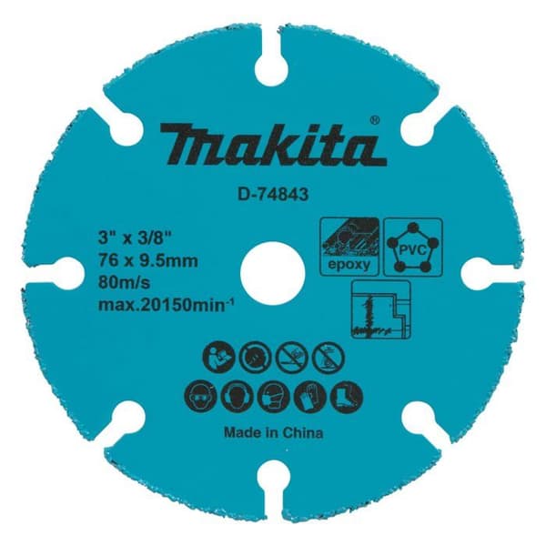 Slipsten - Makita skärskiva - D-74837 - SEGMENTERAD DIAMANTBLADE 76*10MM (1 ST)