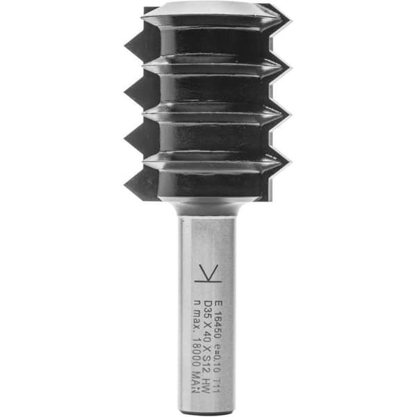 Fraise joint-collé ENT 16450 Carbure Queue S 12 mm Diameter D 35 mm NL 40 mm T 4 mm M 4,76 mm E 80 SL 40 mm