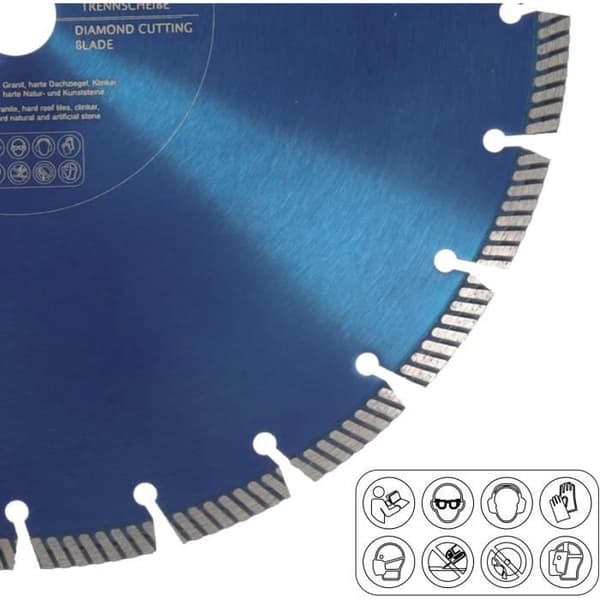 PRODIAMANT Fastcut Höghastighets Diamantskiva 350mm x 20mm för Mycket Hårda Byggmaterial