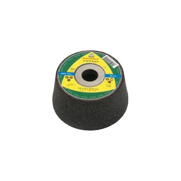 6-kopps slipskivor SUPRA C 30 R D. 110 x 55 x 22,23 mm - Sten / Betong - 13726