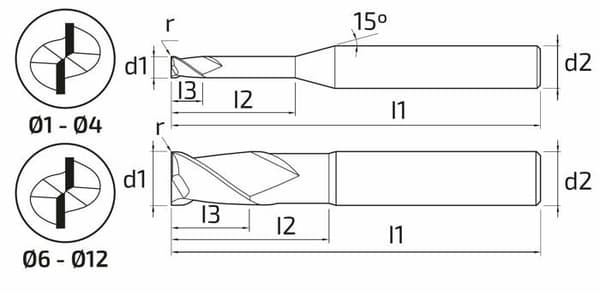 Fräs - skaftslipskiva - slipkåpa - Klk satin kupol - 290015240 - fräs