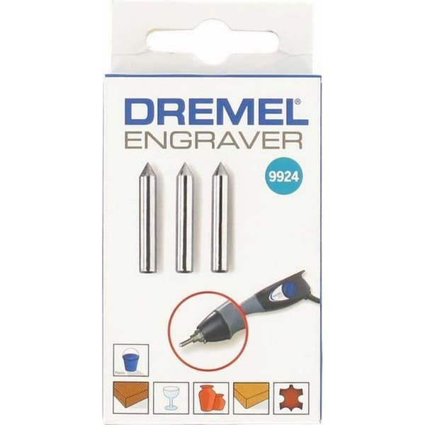 DREMEL Sæt med 3 hårdmetalspidser til 290jm 9924