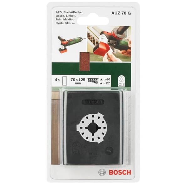 Bosch 2609256D18 Slipplatta för AUIZ-profil 70 g 70 x 125 mm