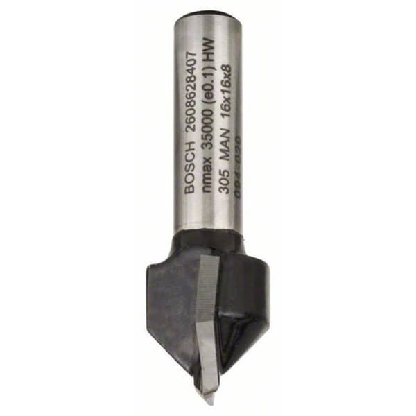 Spårfräs - BOSCH - 2608628407 - Ø 8mm - L 45mm - Tvåeglad hårdmetall