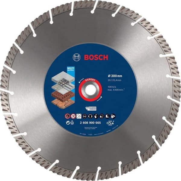 Diamantkapskiva Expert MultiMaterial 300x3x15mm - BOSCH - 2608900665