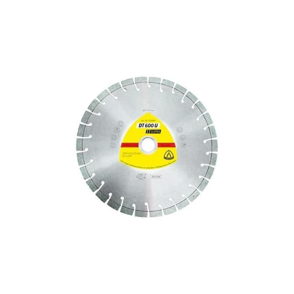 SUPRA DT 600 U diamantklinga D. 230 x 2,6 x Ht. 9 x 22,23 mm - Armerad betong / Betong / Material - 322634