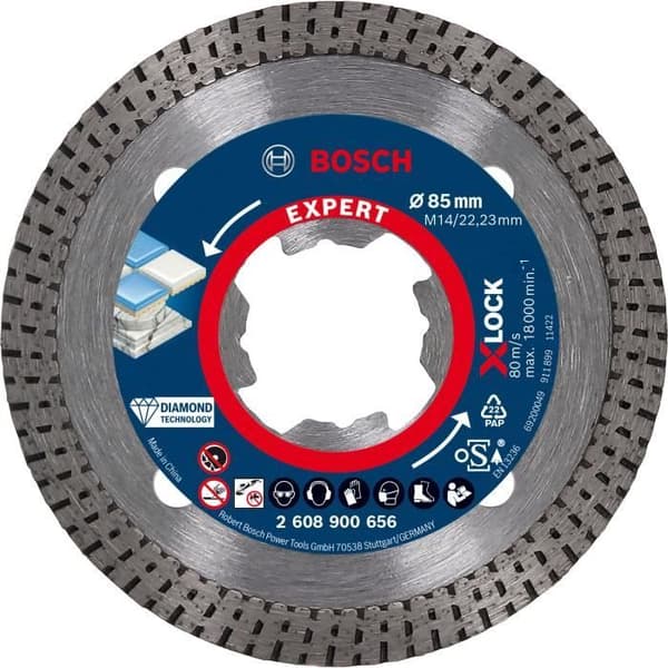 Expert HardCeramic diamantkapskiva 85x22,23x1,6x7mm - BOSCH - 2608900656