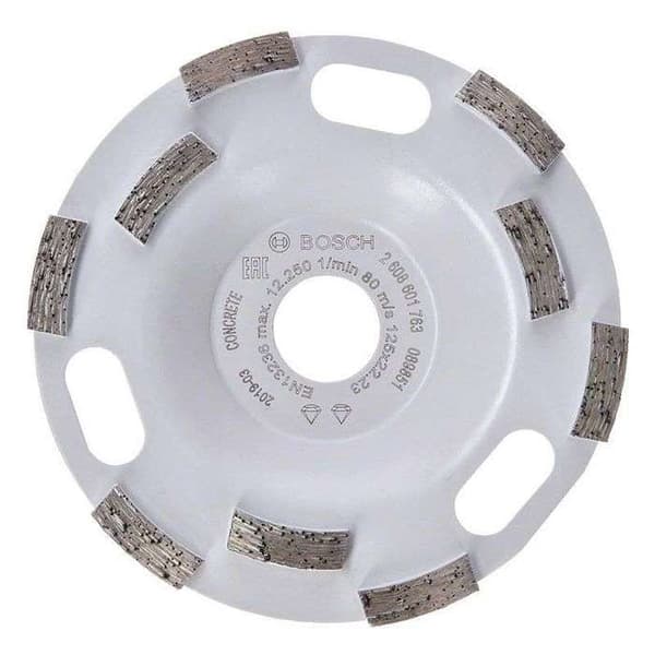 Meule assiette diamantée - Bosch - Expert för betong - 125 mm - Alésage 22,23 mm - Höjd 5 mm