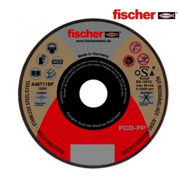 Skiva fcd-fp 115x1x22.23 plus 531709 fischer.