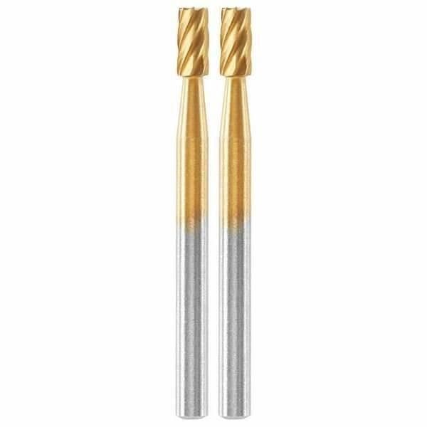 Set med 2 stycken Dremel Max 194 snabba höghastighetstålskärare - ø 3,2 mm cylinder