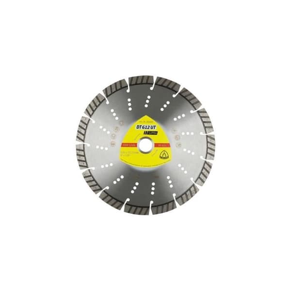 Disque diamant - KLINGSPOR - DT 612 UT Supra - D. 230 mm - Alésage 22,23 mm - Turbo standard