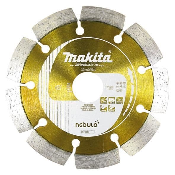 Disque Diamant - MAKITA - B-53986 - Segment 10mm - Max. hastighet 13000 min-1 - Hål 22,23mm