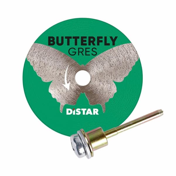 DISTAR BUTTERFLY DIAMANTKLING 45 x 0,6 x 5,8/3,2-3,0F MED SKAFT