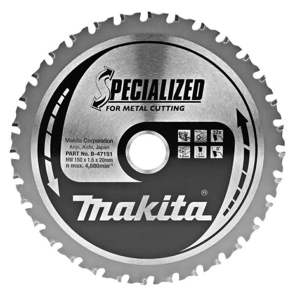 MAKITA CIRKELSÅG 150x20x32z FÖR METALL