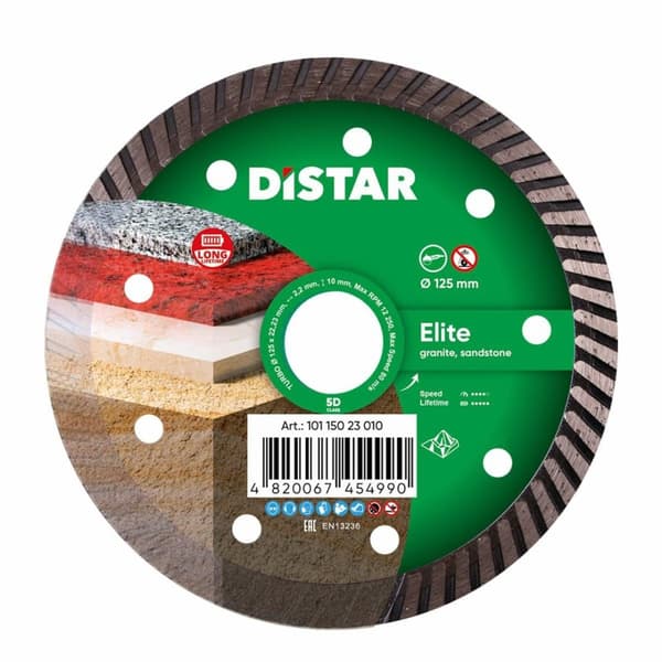 DISTAR ELITE DIAMANTKLING 125 x 2,2 x 22,23 mm TURBO
