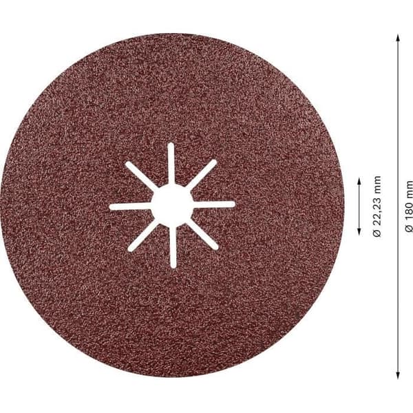 Disk på keramisk fiber Prisma EXPERT R781 180 mm, G 60 Bosch Professional