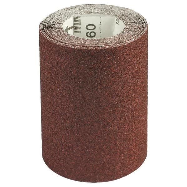 Korundslipduk, rulle 115 mm. x 5 m. Korn 80